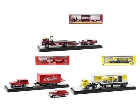 M2 Machines 1 64 Auto Haulers Coca Cola Release TW23 M J Toys Inc