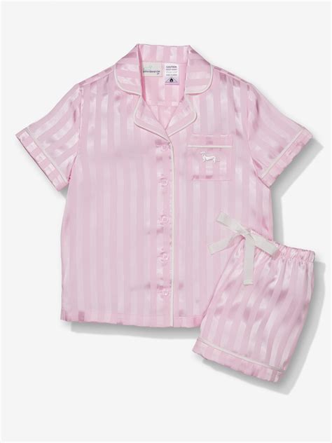 Satin Pyjama Set Pajama Set Perfumes Dior Peter Alexander Pink Pjs