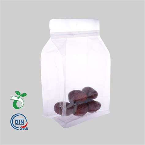 Wholesale Recycled Eco Friendly Corn Starch Ziplock Stand Up Food