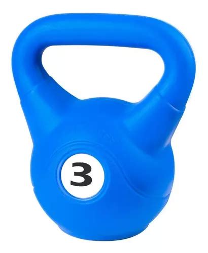 Pesas Rusas 3kg Funcional Recubierta En Pvc Gym X Unidad