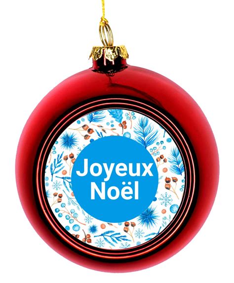 French Joyeux NoÃl Merry Christmas Hanging Ornament Christmas DÃcor