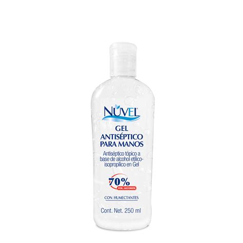 Gel Antibacterial Para Manos Nuvel 250 Ml Delsol