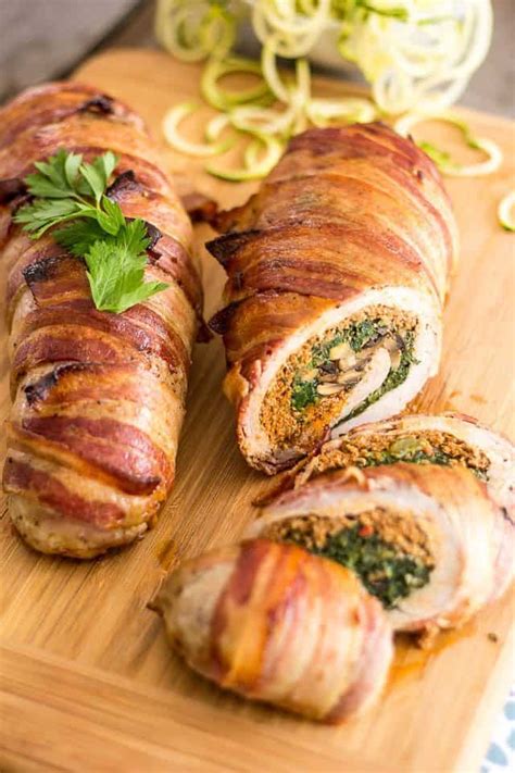 Spinach And Italian Sausage Stuffed Pork Tenderloin