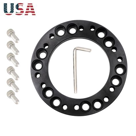 Auto Car Steering Wheel Hub Pcd Adapter Spacer Kit For Momo Nardi Omp