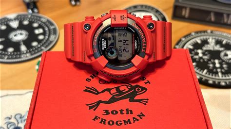 Unboxing And Overview Casio G SHOCK Frogman GW8230NT 4 30th