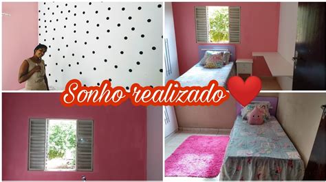 Pintou e decoramos o quarto das meninas Paty Araújo YouTube