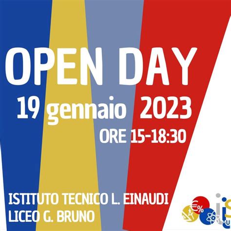 Muravera Il Gennaio Open Day Allistituto Superiore Einaudi