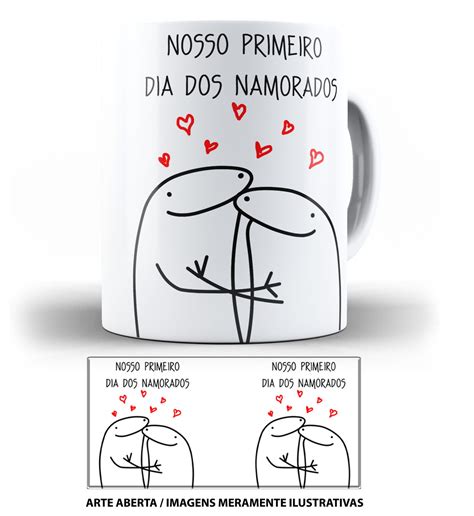 Caneca Flork Nosso Primeiro Dia Dos Namorados Elo