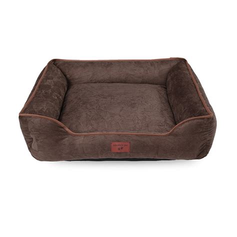 Cama Pet Suede Grande Cm X Cm Marrom Elo