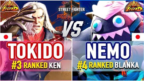 Sf Tokido Ranked Ken Vs Nemo Ranked Blanka