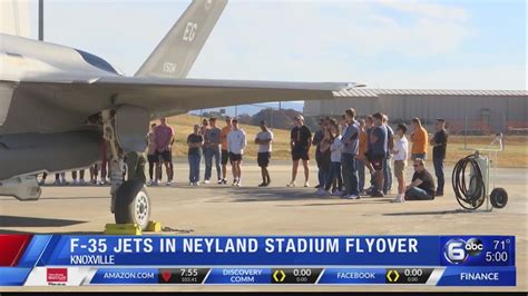 F 35 Jets In Neyland Stadium Flyover Youtube