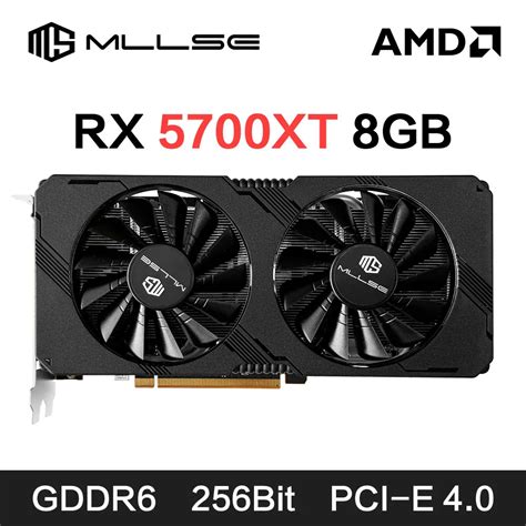 Mllse Tarjeta Gr Fica Amd Rx 5700 Xt 8gb Gddr6 256bit Pci E 4 0 16