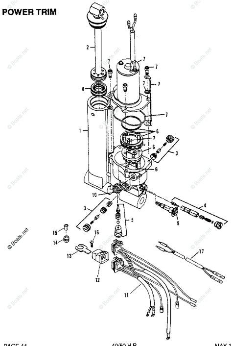 Tohatsu Hp Wiring Diagram Mercury Force Outboard Parts By Hp