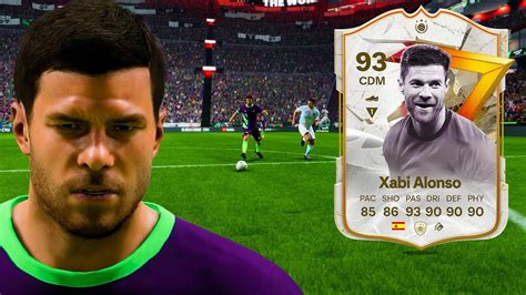 93 Golazo Icon Xabi Alonso Player Review EA FC 24 YouTube