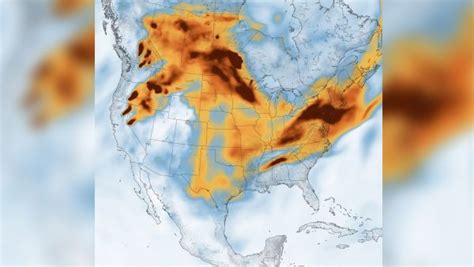 Wildfire smoke spreads across US in striking images from space | Space