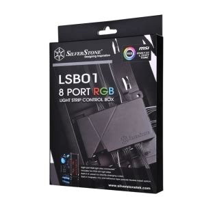 Buy SilverStone SST LSB01 8 Port RGB Light Strip Control Box In Dubai UAE