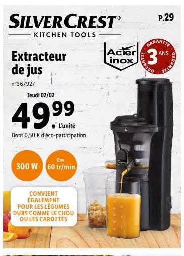 Promo Extracteur De Jus Silvercrest Chez Lidl Icatalogue Fr