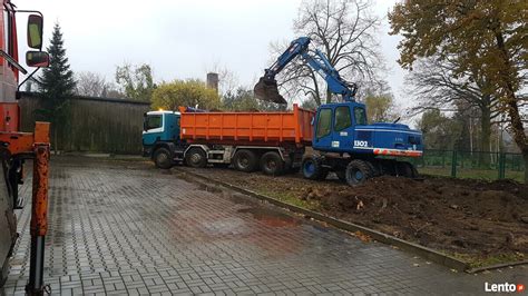 Archiwalne Stabilizacja Podsypka Suchy Beton Kostka Transport Wywrotka