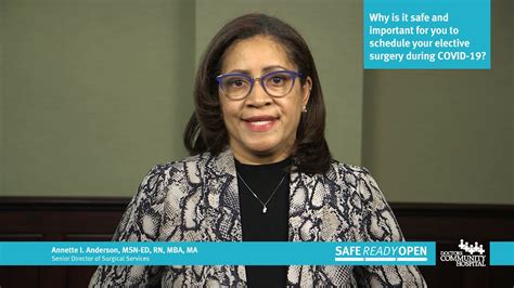 Annette Anderson Importance Of Scheduling Your Elective Surgery During