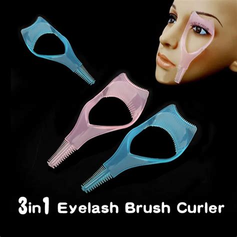 3 in 1 EyeLash Curler Mascara Brush Applicator Guid Comb Multifunction ...