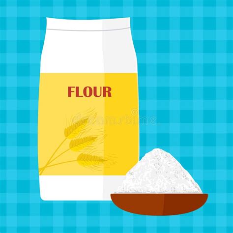 Vector Illustration Of Flour Stock Vector Illustration Of Flur Cake