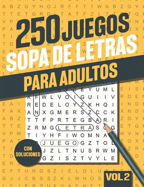 500 Sopa De Letras Adultos Libro De Sopa De Letras Para Adultos Mayores