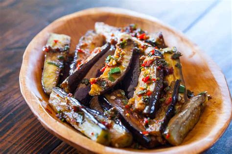 Chinese Eggplant Recipe With Spicy Garlic Sauce Steamy Kitchen Recipe