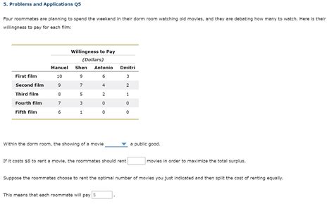 Solved Problems And Applications Q Four Roommates Are Chegg