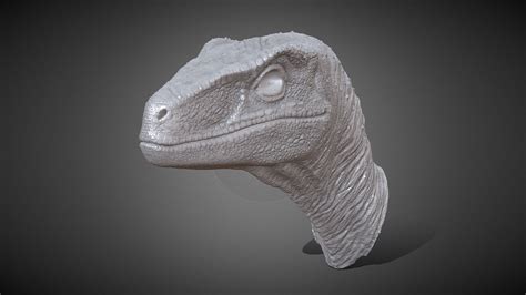 Raptor Head Printable Buy Royalty Free D Model By Michaelwoods