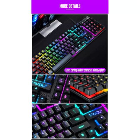 T Wolf Tf200 Gaming Combo Keyboard And Mouse Hardwaremarket