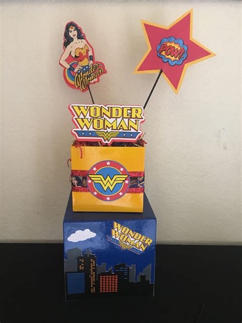 Wonder Woman Centerpiece Superhero Girl Centerpiece Girl Superhero C