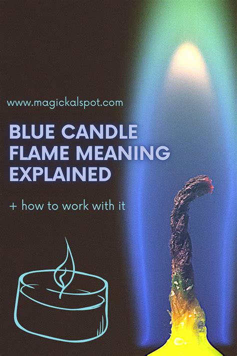 Blue candle flame meaning explained how to work with it – Artofit