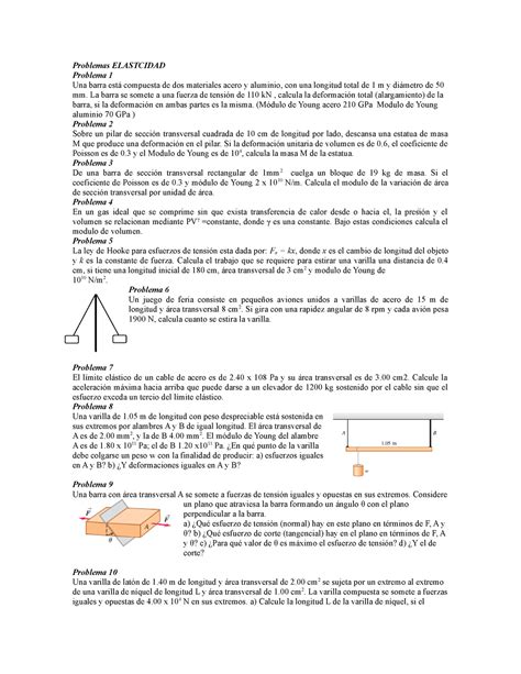 Problemas Elasticidad Problemas Elastcidad Problema Una Barra Est