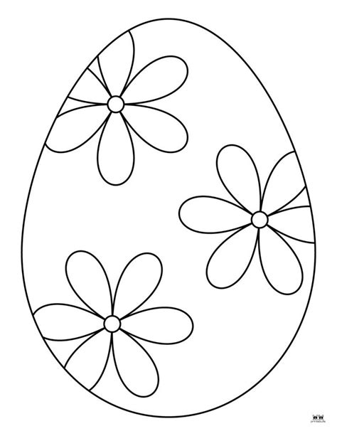 Easter Egg Templates Coloring Pages 110 Free Pages Artofit