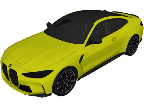 BMW M4 Competition [G82] 3D Model (2021) - 3DCADBrowser