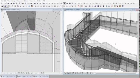 3DMD Polyline Rail Panel Drawing The Rail Archicad BIM Railing Tool