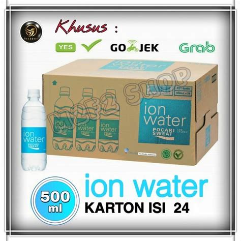 Jual Pocari Sweat Ion Water Botol 500 Ml Kemasan Karton Khusus Gojek