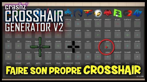 FR COMMENT FAIRE SON PROPRE CROSSHAIR VISEUR Tuto CS GO Par