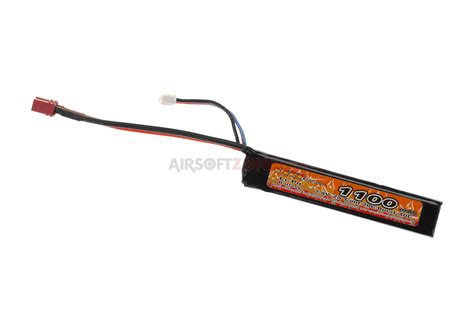 Lipo 7 4V 1100mAh 20C Stock Tube Type T Plug VB Power Wolf Tactical