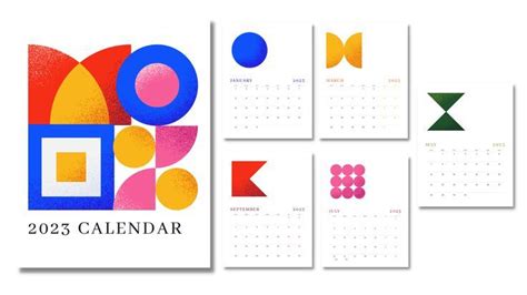 Colorful Vertical 2023 Calendar (Digital + Printable)