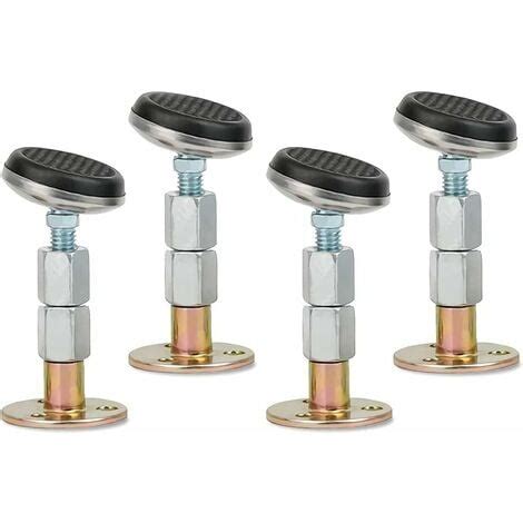 4 Pcs Cadre De Lit Outil Anti Secousses Bouchons De Chevet Fixateur