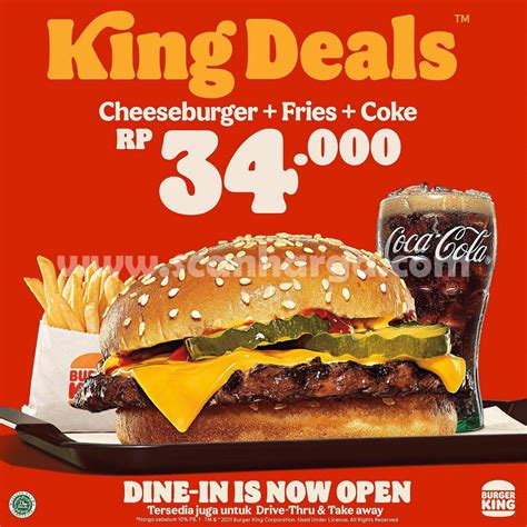 Burger King Promo Menu King Deals Harga Mulai Rp Per Paket