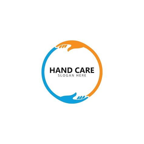 Premium Vector Hand Care Logo Template Vector Icon Illustration