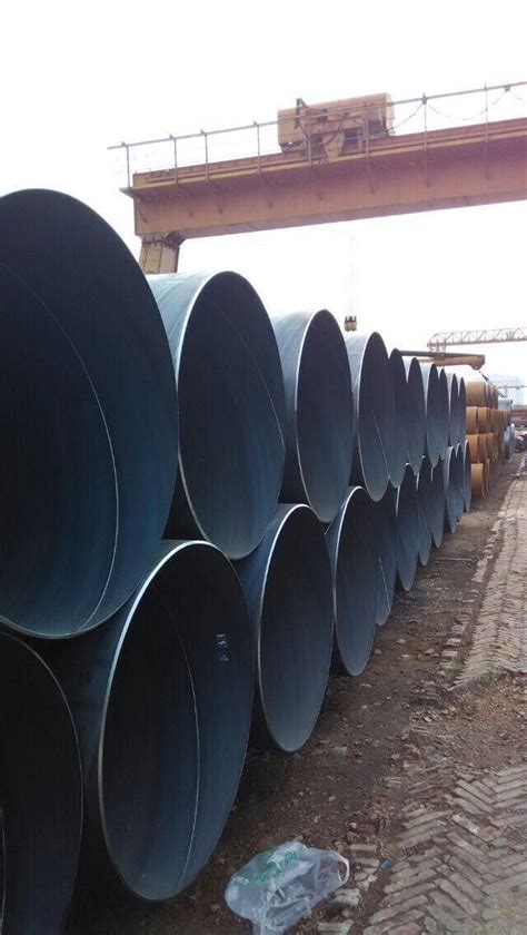 Carbon Steel Spiral Welded Pipe SSAW API 5L Oil And Natural Gas Pipelines