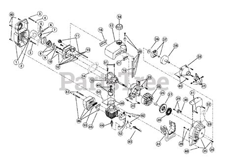 Bolens BL 410 21BK410G163 Bolens Tiller 2003 Engine Parts Parts