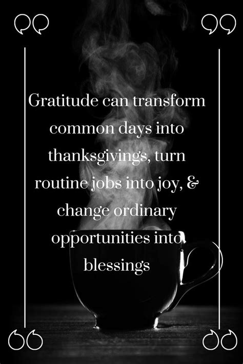 Gratitude: Transforming Ordinary Days into Thanksgiving