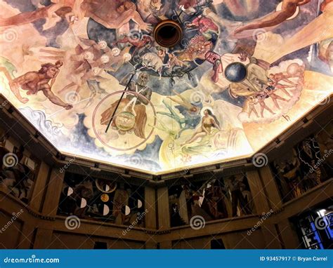 Griffith Park Observatory Interior Editorial Photography - Image of ...
