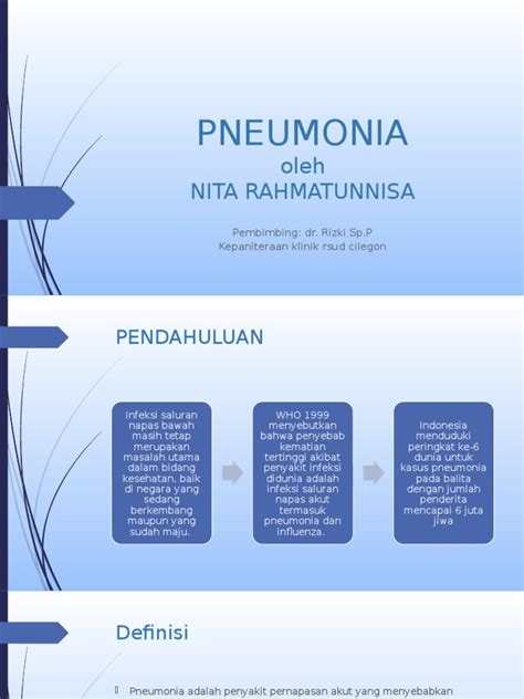 PDF PPT Referat Pneumonia Nita DOKUMEN TIPS