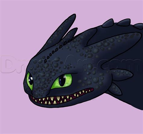 How To Draw Toothless Toothless Drawing Drawings Guided Drawing