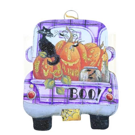 Halloween Boo Truck Charm Metal Black Cat Pumpkin F22001, 1 - Kroger